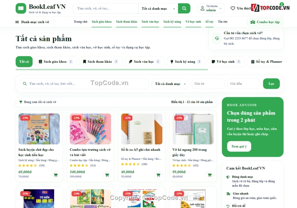Website php,php bán sách,php mysql